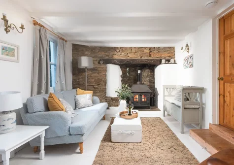 The snug at Roseneath, St Agnes