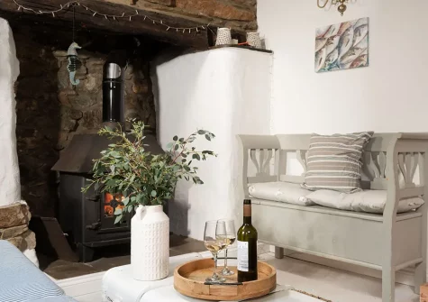 The snug at Roseneath, St Agnes