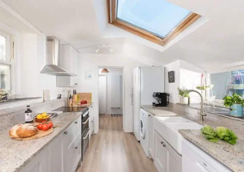 The kitchen at Roseneath, St Agnes