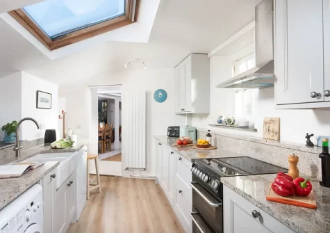 The kitchen at Roseneath, St Agnes