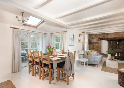 The dining area at Roseneath, St Agnes