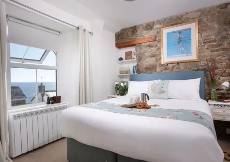 Bedroom #1 at Rosevean, Marazion