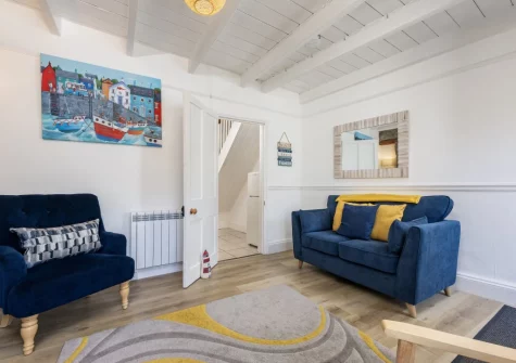 The living room at Rosie's Cottage, Mousehole