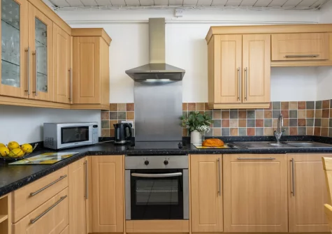 The kitchen at Rosie's Cottage, Mousehole