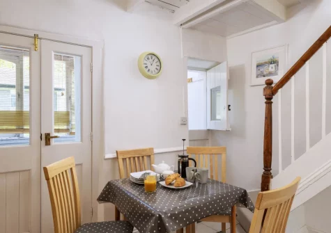 The dining area at Rosie's Cottage, Mousehole