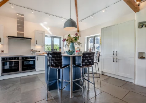 The kitchen at Roundhouse Mill, St Issey