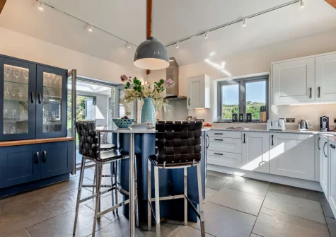 The kitchen at Roundhouse Mill, St Issey