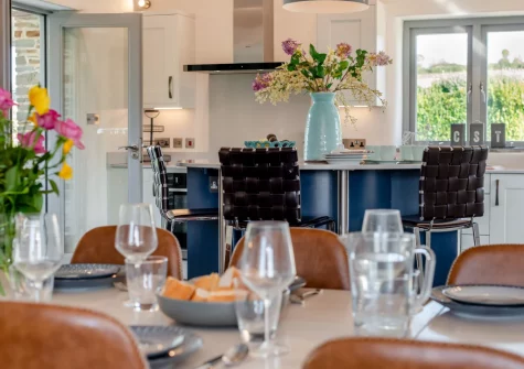 The kitchen & dining area at Roundhouse Mill, St Issey