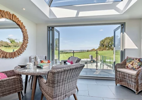 The orangery sun-room at Roundhouse Mill, St Issey