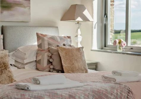 Bedroom #1 at Roundhouse Mill, St Issey