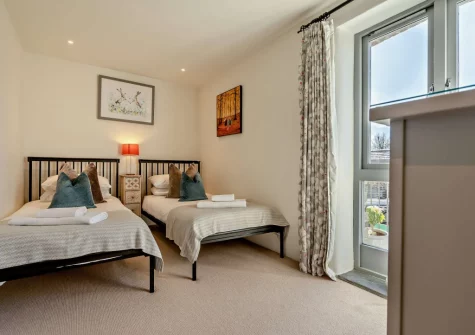 Bedroom #5 at Roundhouse Mill, St Issey