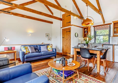The living & dining area at Rowan at South Torfrey Farm, Golant
