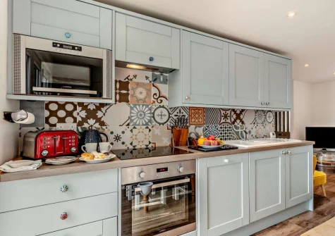 The kitchen at Saddleback, Westward Ho!