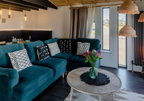 Safari Lodge, Pensilva is a stylish two-bedroom lodge on Bodmin Moor's edge, with African-inspired interiors, sweeping countryside views, a private garden, off-road parking and easy access to wild moorland walks and Cornwall's finest attractions.