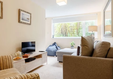 The second living room at Safe Harbour, Mevagissey