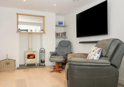 The living room at Sailors, Falmouth