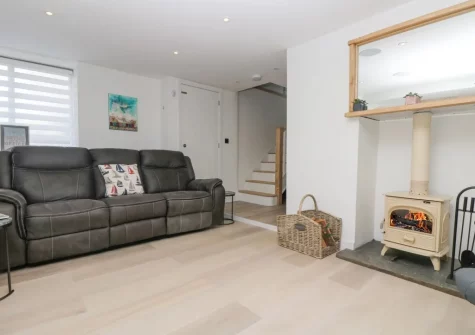 The living room at Sailors, Falmouth