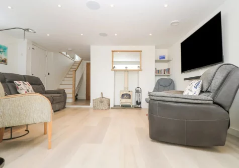 The living room at Sailors, Falmouth