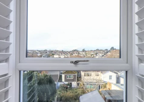 The view from bedroom #1 at Sailors, Falmouth