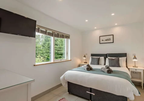 Bedroom #2 at Salcombe Lodge, Marldon