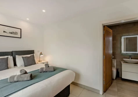 Bedroom #2 at Salcombe Lodge, Marldon