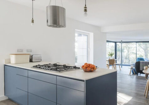 The kitchen at Salcombe Retreat, Salcombe