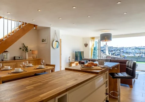 The kitchen at Salmon Leap, Brixham