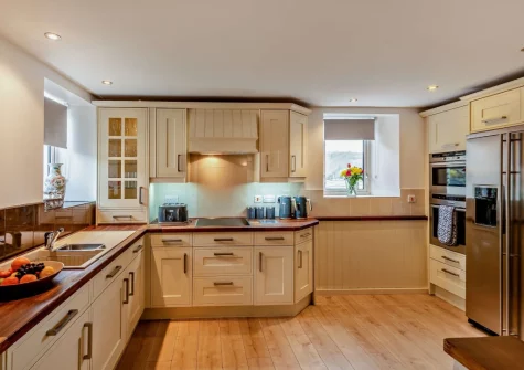 The farmhouse kitchen at Salterns River, Weare Giffard