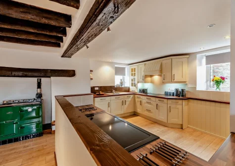 The farmhouse kitchen at Salterns River, Weare Giffard