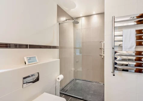 The farmhouse bathroom at Salterns River, Weare Giffard