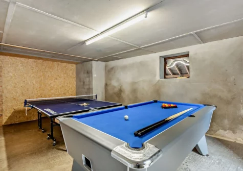 The games barn at Salterns River, Weare Giffard