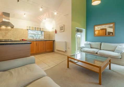 The living area at Saltings Loft Apartment 2, Lelant