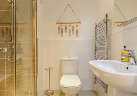 Bedroom #1 en-suite at Salty Tides, Westward Ho!
