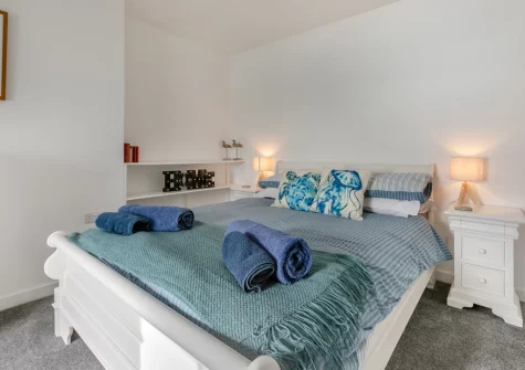 Bedroom #1 at Samphire Cottage, Porthleven