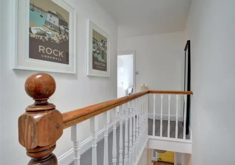 The first floor landing at Samphire House, Padstow