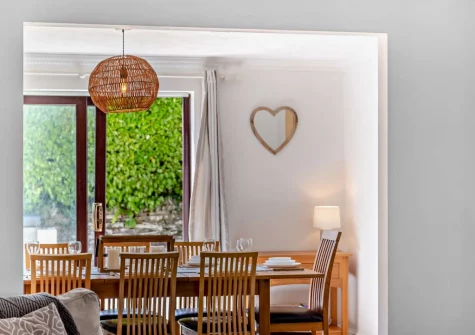 The dining room at Sandals, Padstow