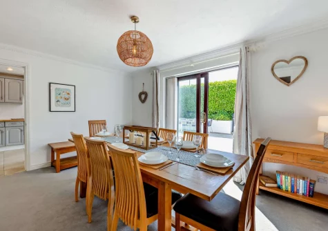 The dining room at Sandals, Padstow