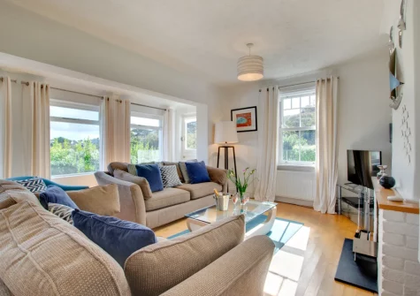 The living room at Sandbanks, Carbis Bay