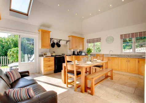 The kitchen at Sandbanks, Carbis Bay