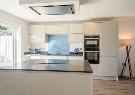 The kitchen at Sandbars, Instow