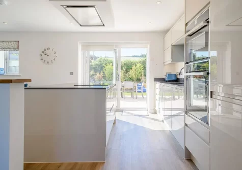 The kitchen at Sandbars, Instow