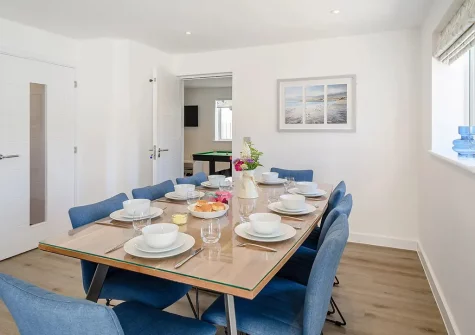 The dining area at Sandbars, Instow