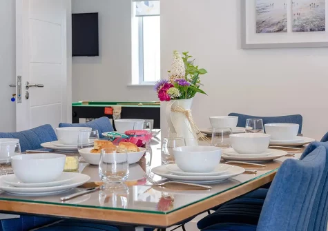 The dining area at Sandbars, Instow
