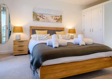 Bedroom #1 at Sandbars, Instow