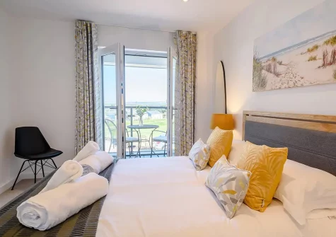 Bedroom #1 at Sandbars, Instow