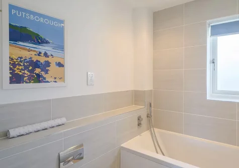 The bathroom at Sandbars, Instow