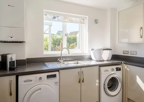 The utility room at Sandbars, Instow