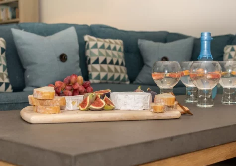 The living area at Sandpiper, Padstow