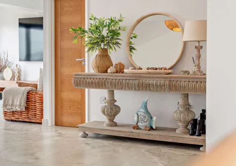 The living area at Sandpipers, Downderry