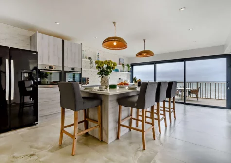 The kitchen at Sandpipers, Downderry